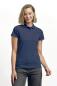 Preview: Damen Superior Poloshirt unifarbe schwarz